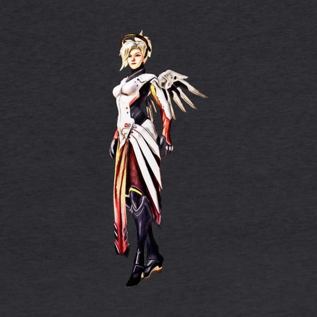 Overwatch Mercy T-Shirt by Green_Shirts